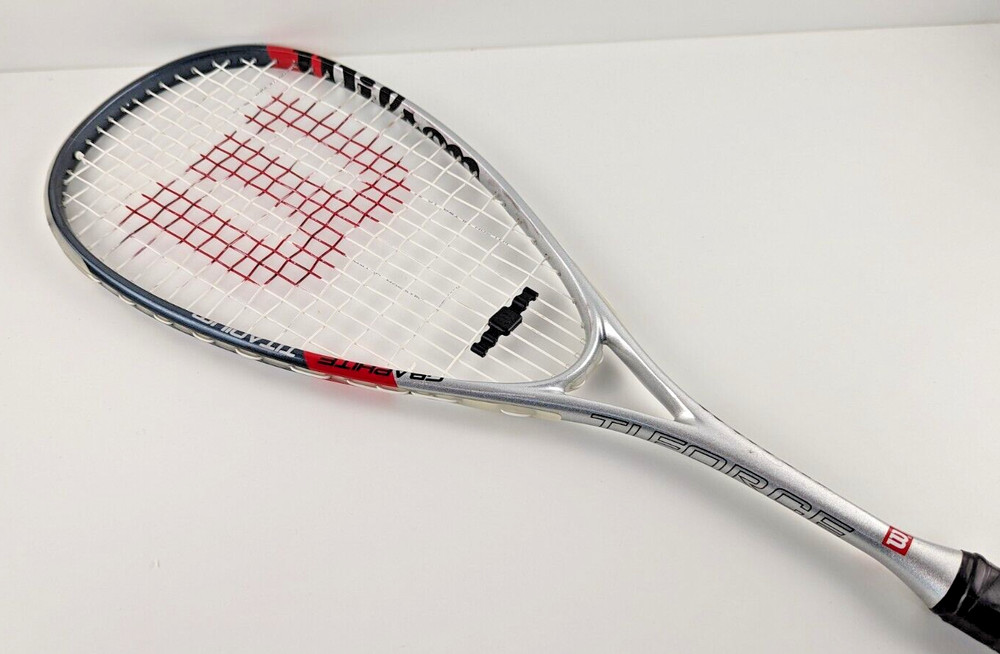 Wilson Ti Force Graphite Titanium Squash Racquet w/ Case