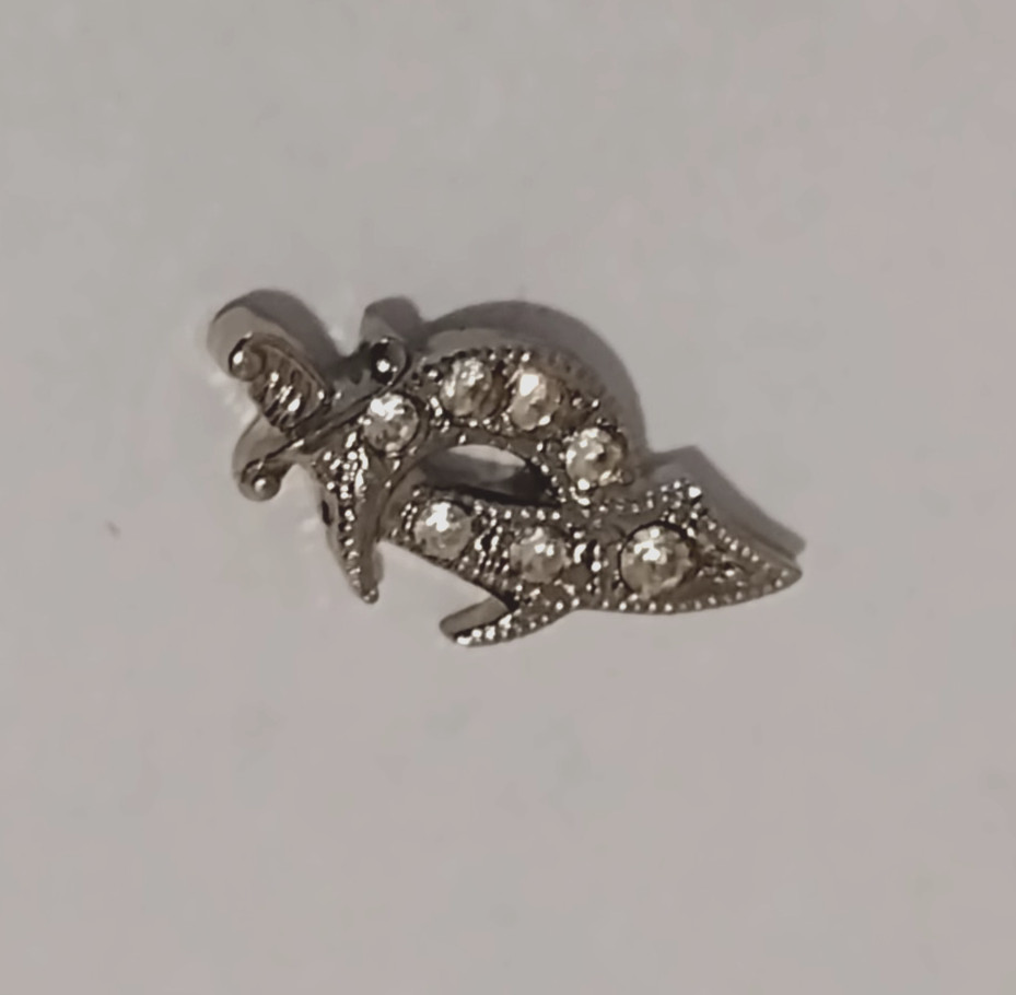 Sparkling Masonic Sword Tiny Tack Pin