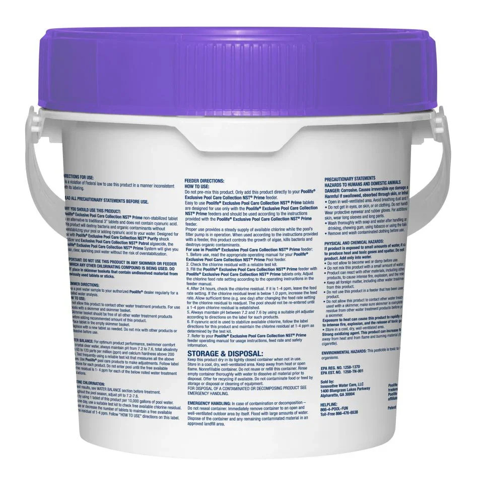 Poolife NST Prime Tablets - 9 lb