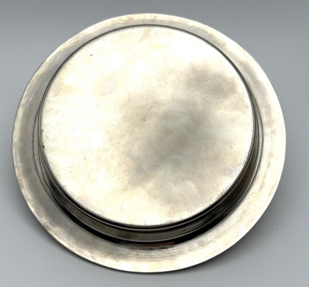 Vintage Silver Plated Lobster Handle Baking Dish - Missing Insert - 7” Round