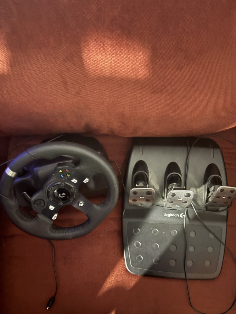 Logitech Racing Steering Wheel and Pedals Bundle Video Game Accessory Set