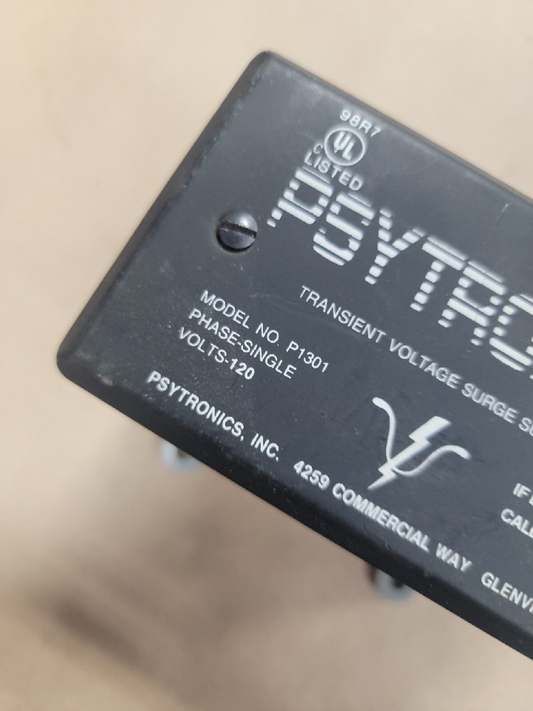 Psytronics P1301 Transient Voltage Surge Suppressor Single Phase