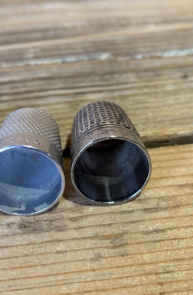 Vintage/ Antique Thimbles X 3