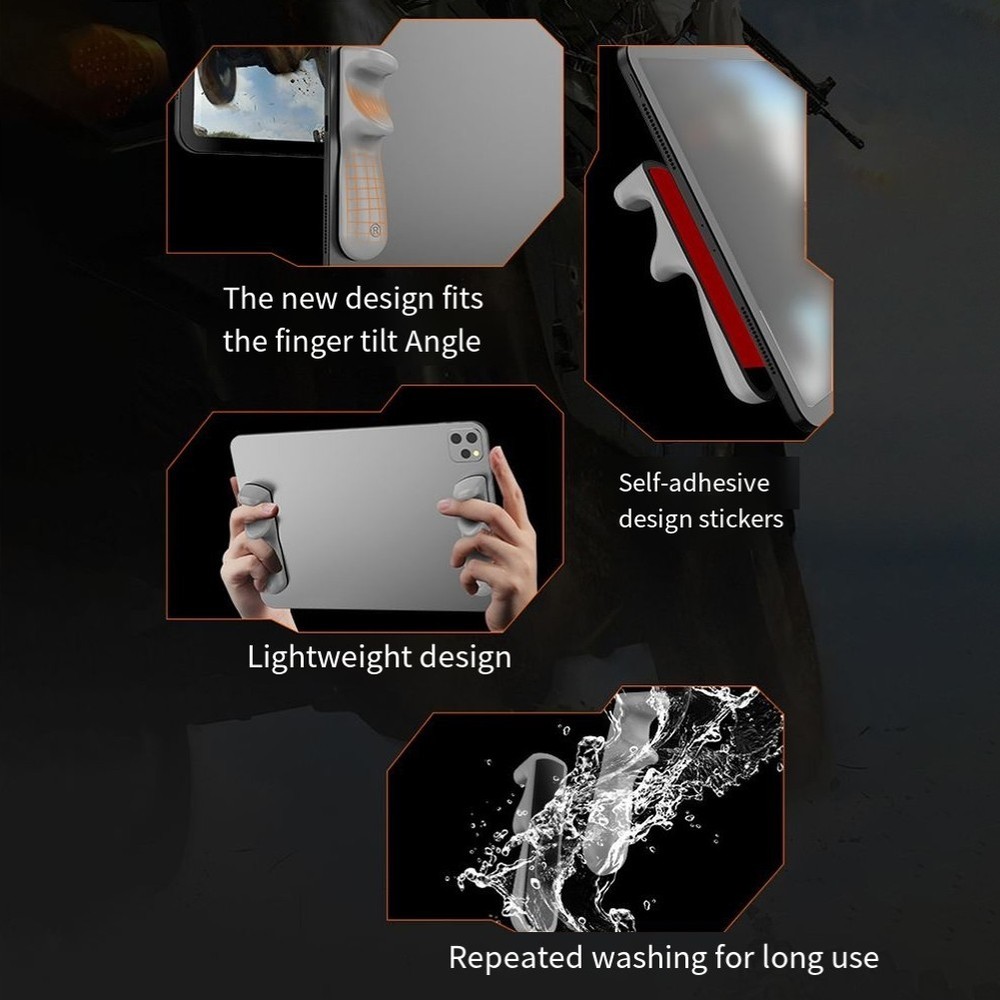 Easy Attachment Soft Silicone Controller for iPad Tablet Ready for PUBG Gaming
