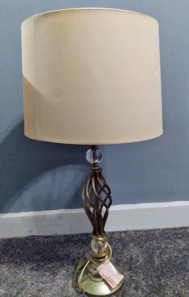2 Tall Elegant Vintage Lamps