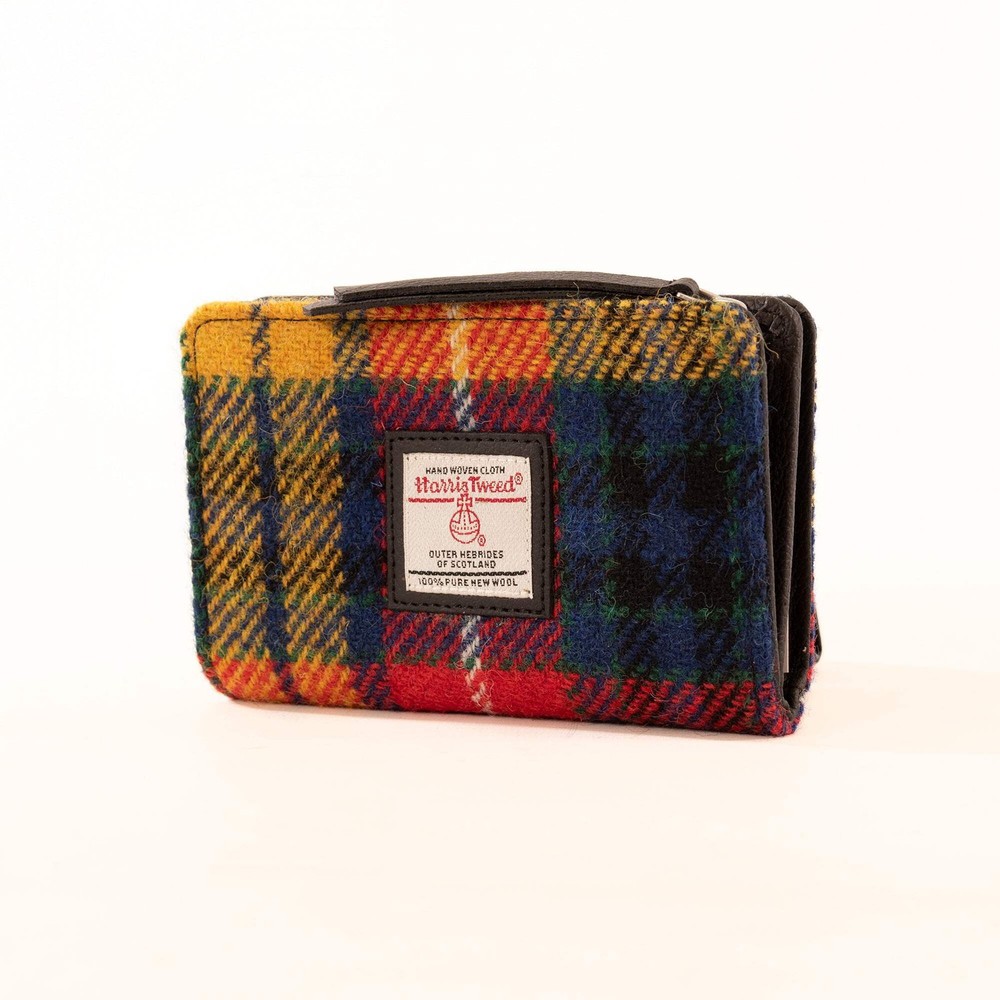 Harris Tweed - Zip Purse - Saffron