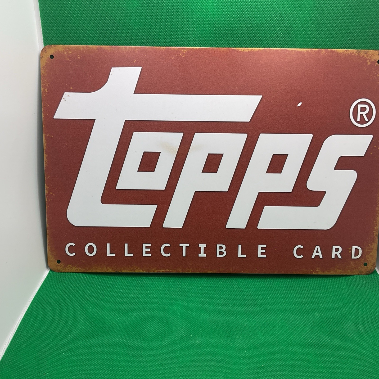 Topps Collectible Card-Metal Sign