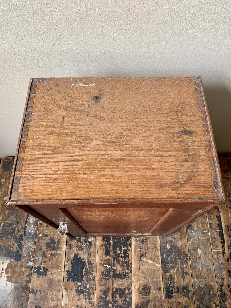 Vintage Wood Lab/Microscope Tool Cabinet