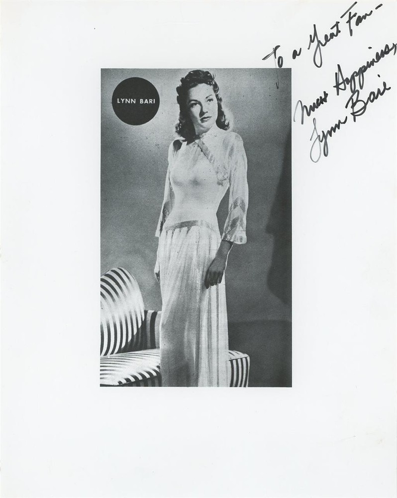 Lynn Bari- Signed Photograph