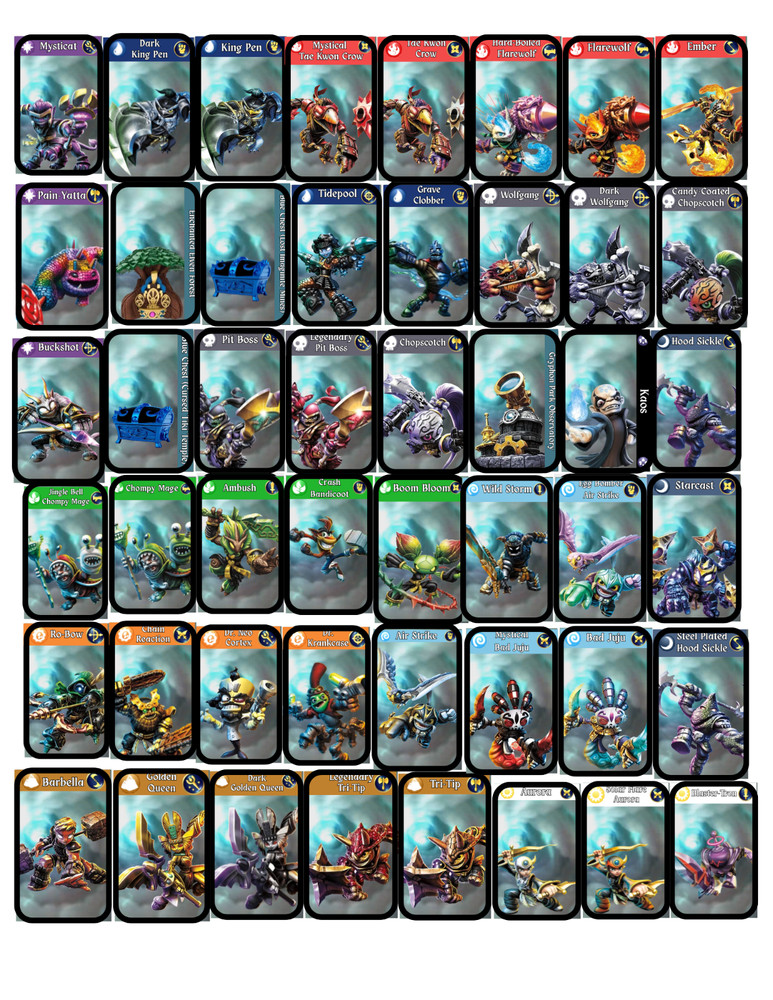 Skylanders Imaginators NFC Cards