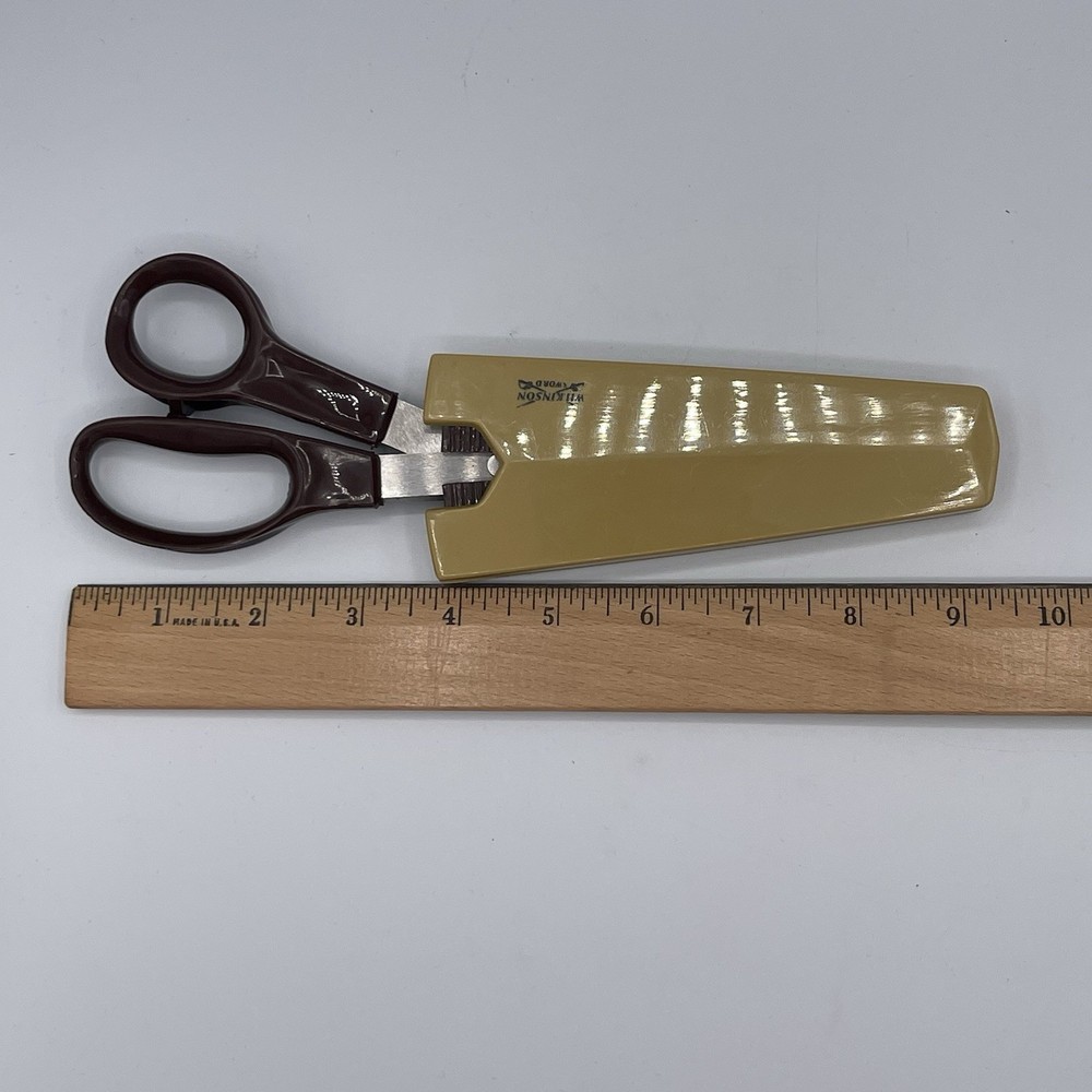 Vintage Wilkinson Sword Self Sharpening Scissors With Original Case USA Sewing