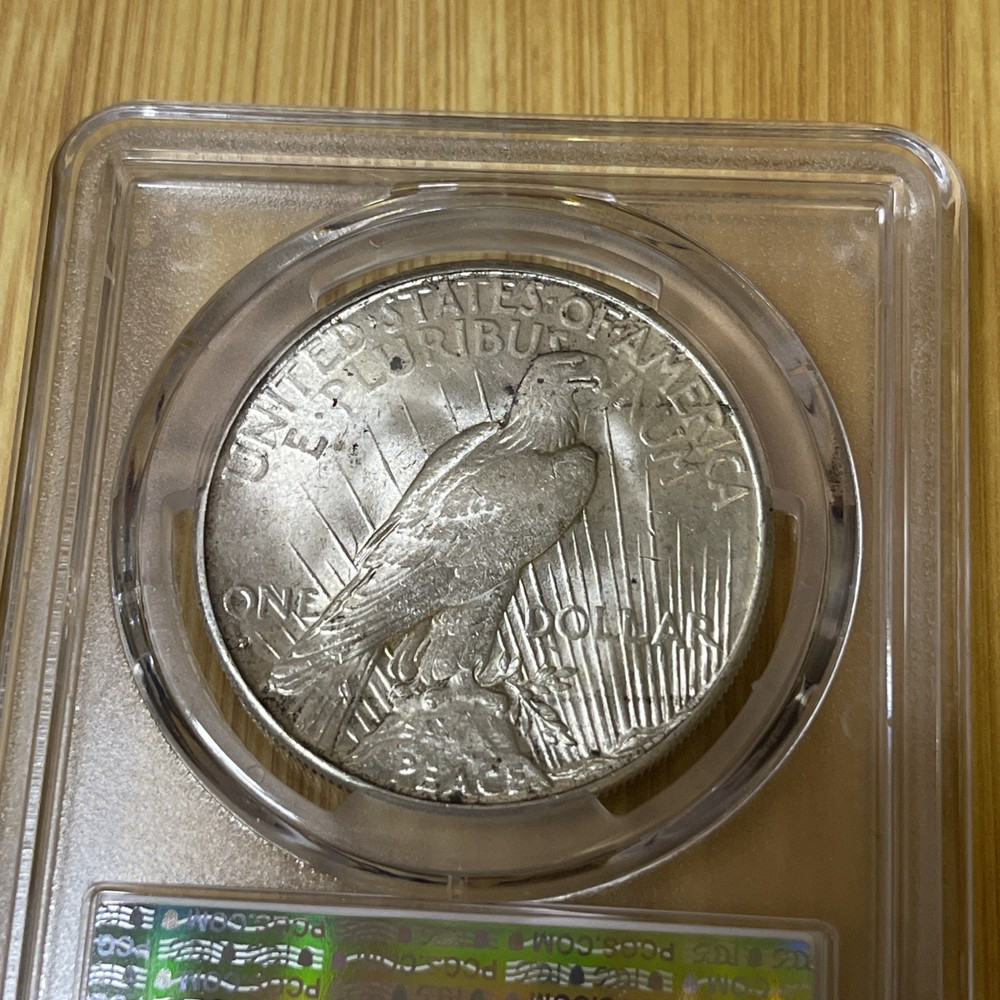 1928-S PEACE SILVER DOLLAR PCGS MS62