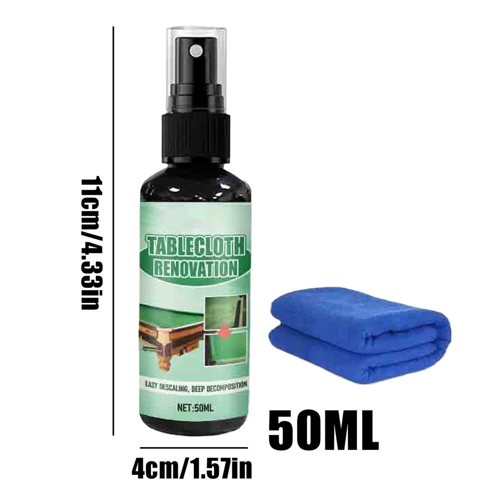 Felt Cleaner for Pool Table 50ml Quick Drying Maintenance Polisher