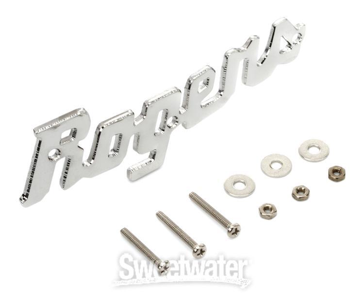 Rogers Drums Model No. 5SLOGO Script Logo Badge