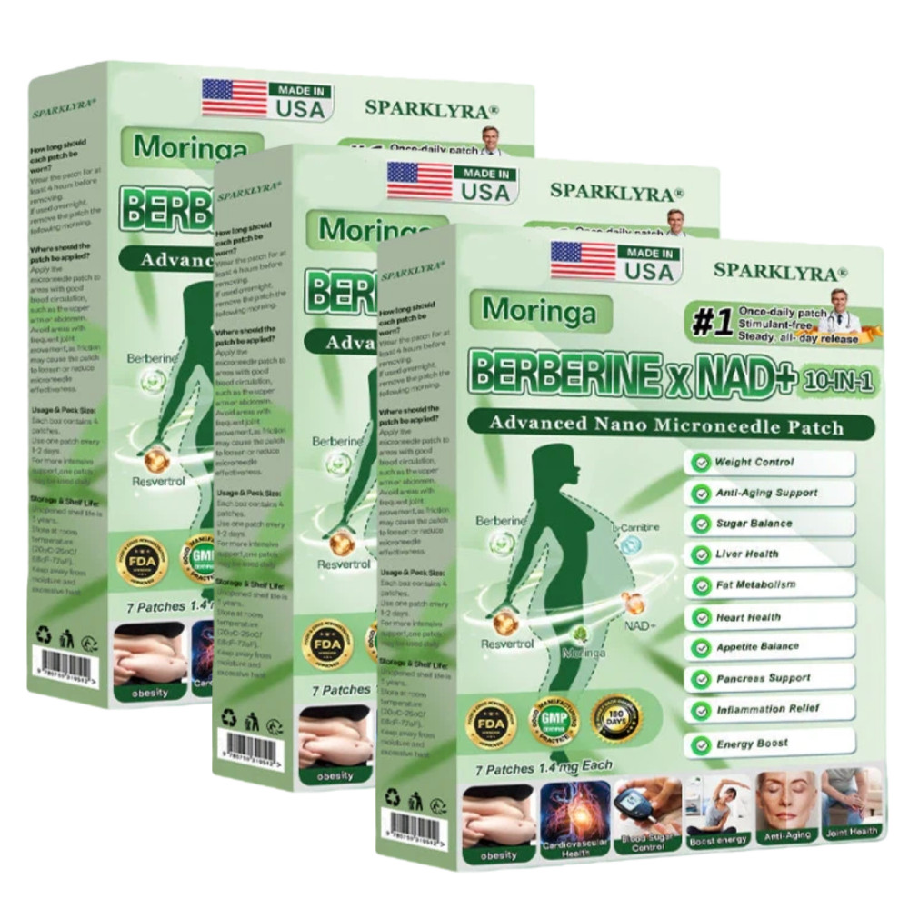 SPARKLYRA Moringa 10-in-1 Nano Microdarts Patch