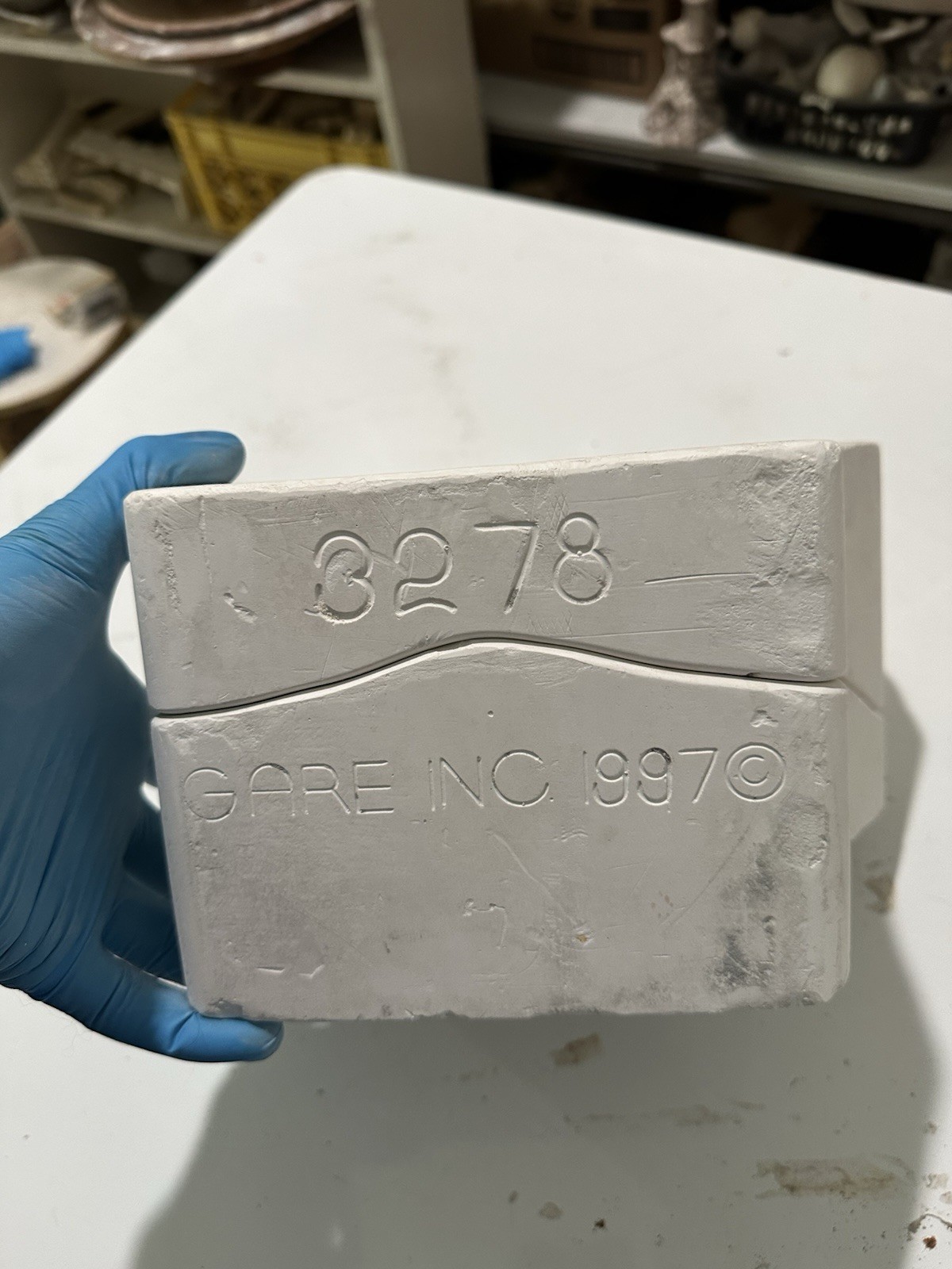 Vintage Gare Inc 1997 Medium Garden Butterfly 3278 Ceramic Slip Mold