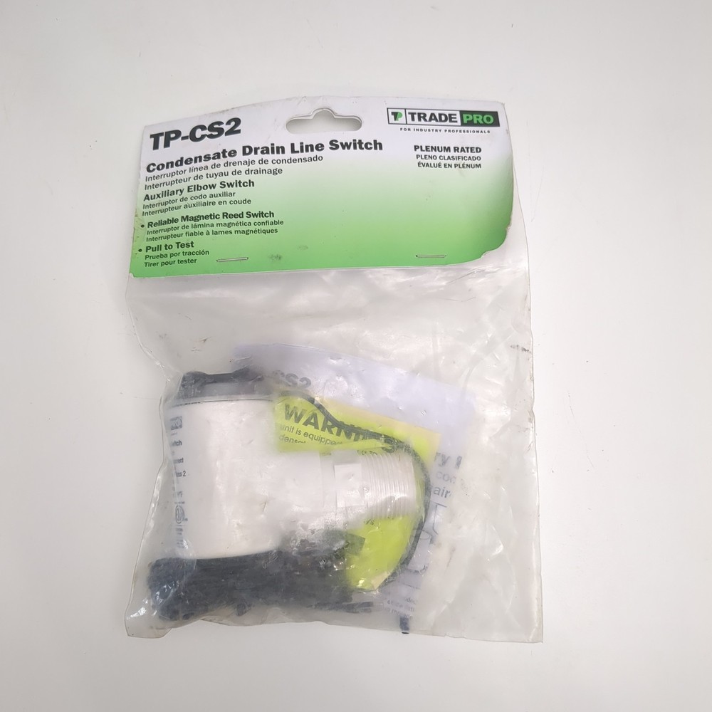 Condensate Drain Line Switch TP-CS2  Overflow Protection Trade Pro