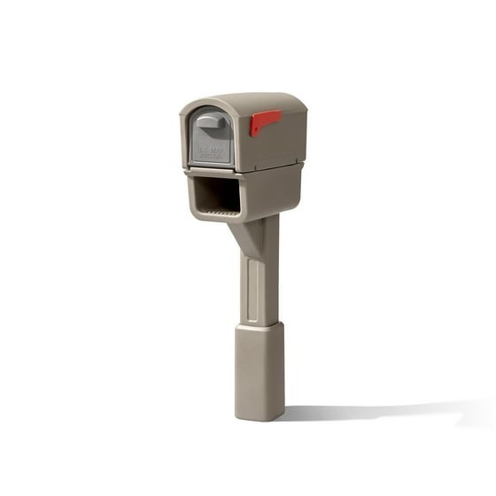 Step2 MailMaster Express Plus Plastic Mailbox Mocha Finish