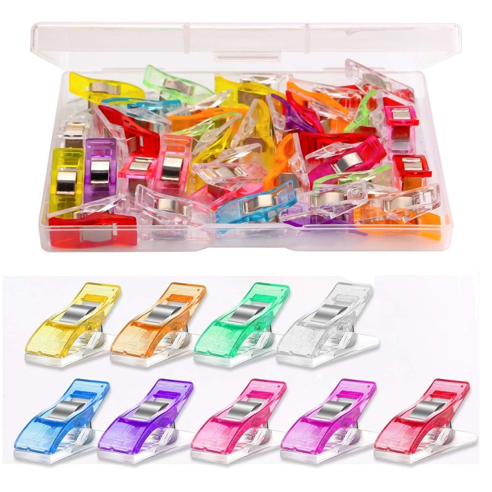 Multipurpose Sewing Clips 30 Pcs Premium Quilting Accessories Assorted Color