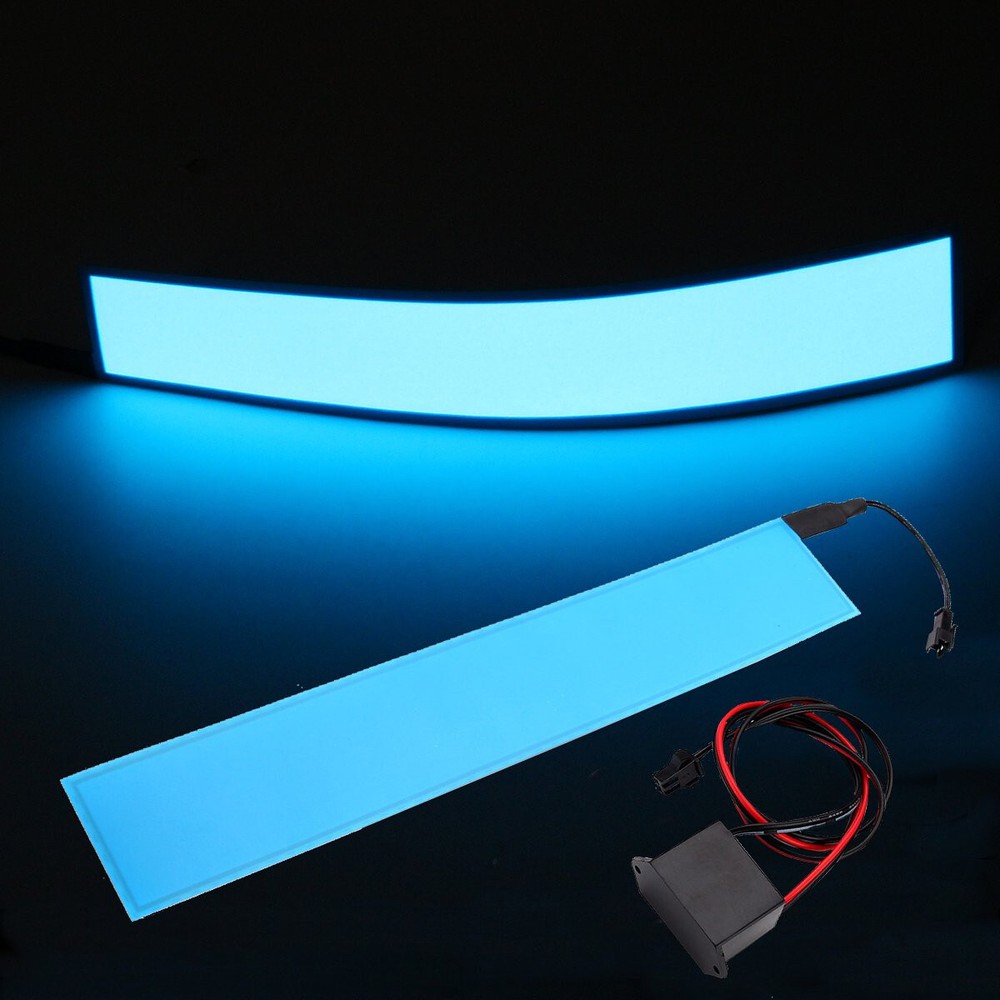 12'' x 2'' EL Tape Electroluminescent Panel Neon Light Cuttable Back Light 12V