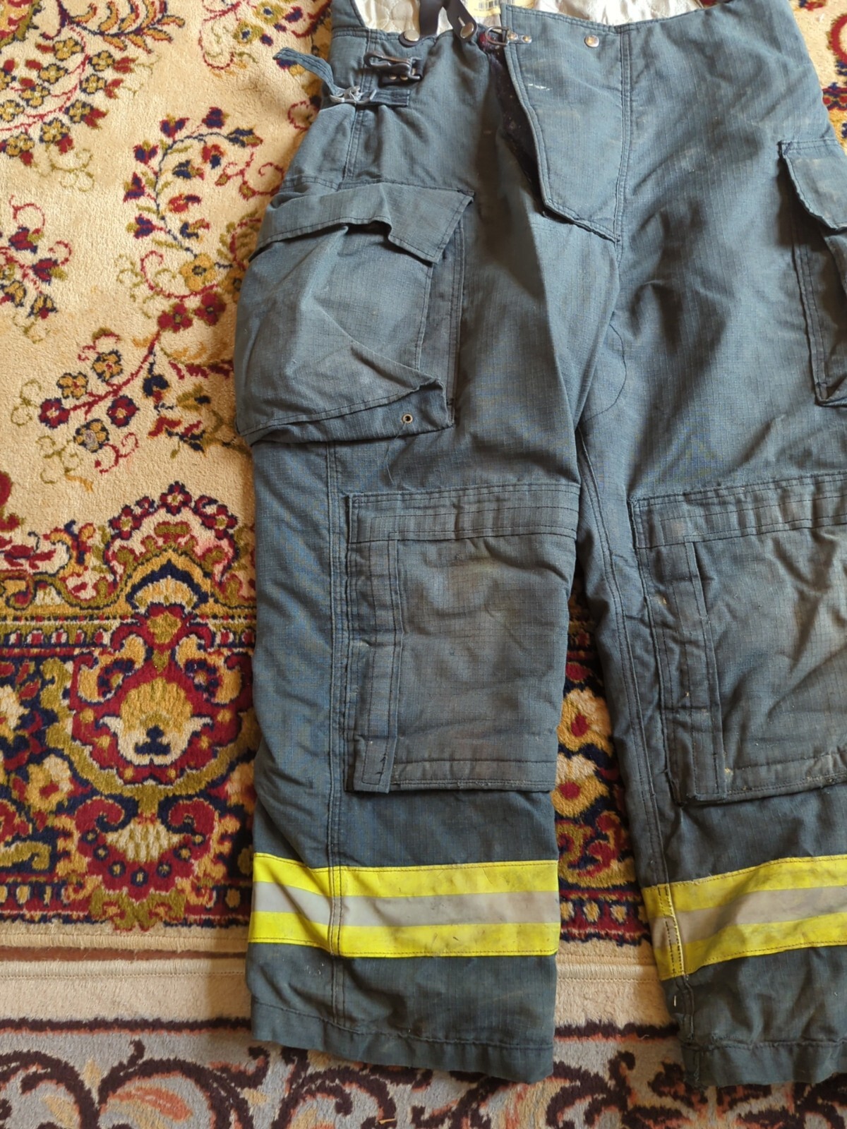 Retired Firefighter Gear Turnout Pants FIRE USED Size 40 X 28 See Pics