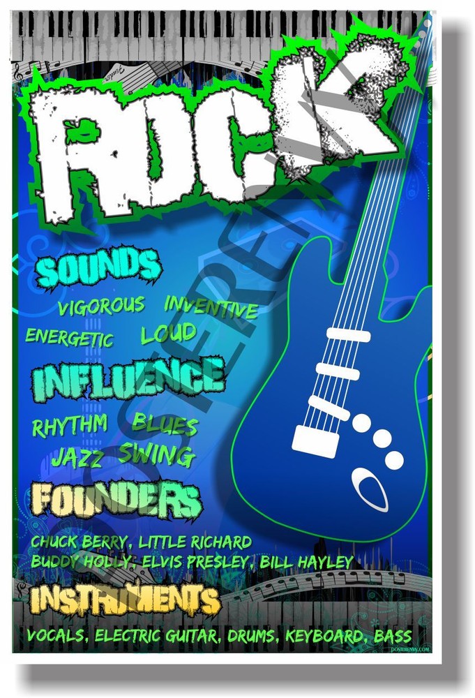 Rock - NEW Music Poster (mu080)