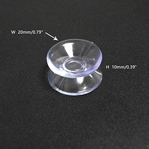 12Pcs Double Sided Suction Cups for Glass Table Top, to Keep The from