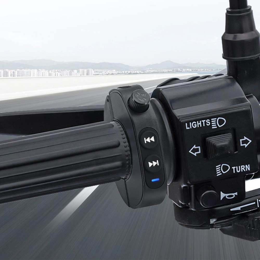 For Motorcycle Bluetooth Remote Control Wireless Media Button Handlebar Mount