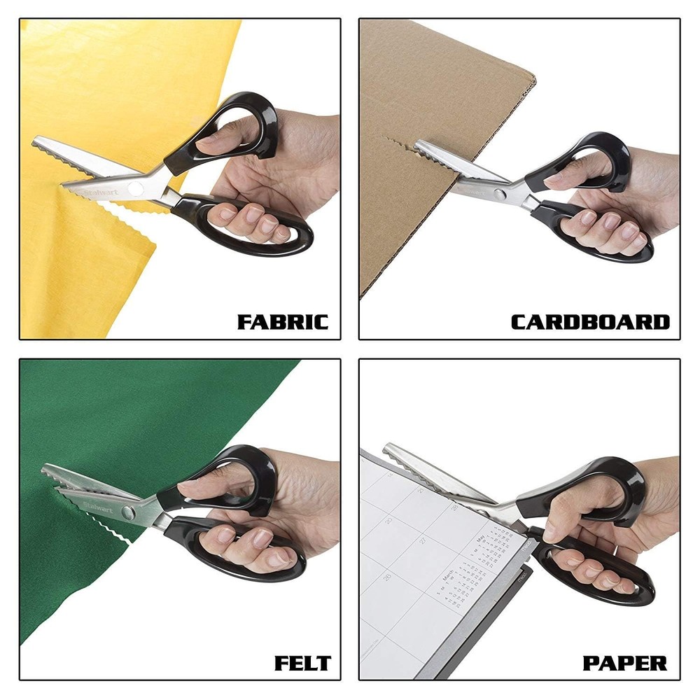 Serrated Scalloped Edge Pinking Shears, Multifunction 7mm,