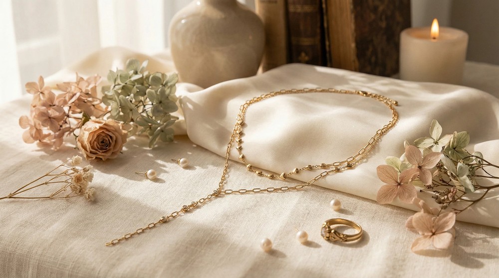 Double Layer Y Necklace