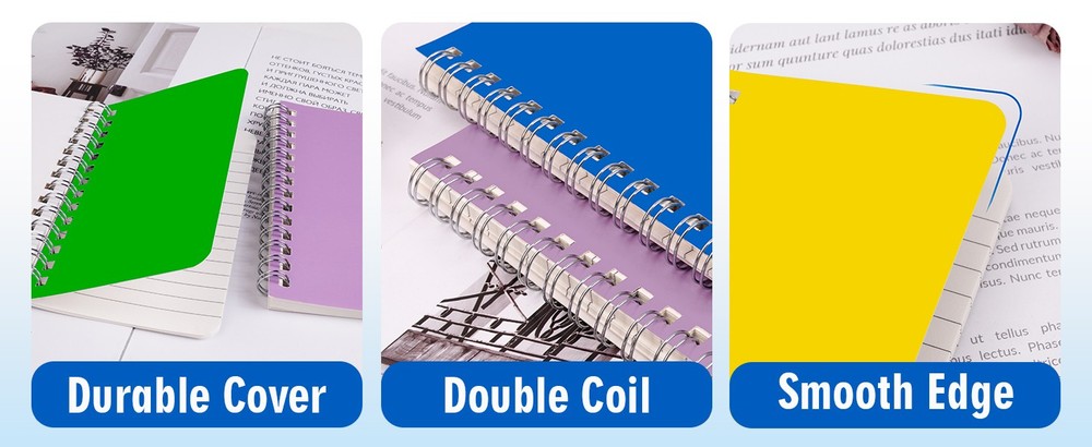 Small Notebooks Bulk, Mini Spiral Notebooks 40 Pas, Poet