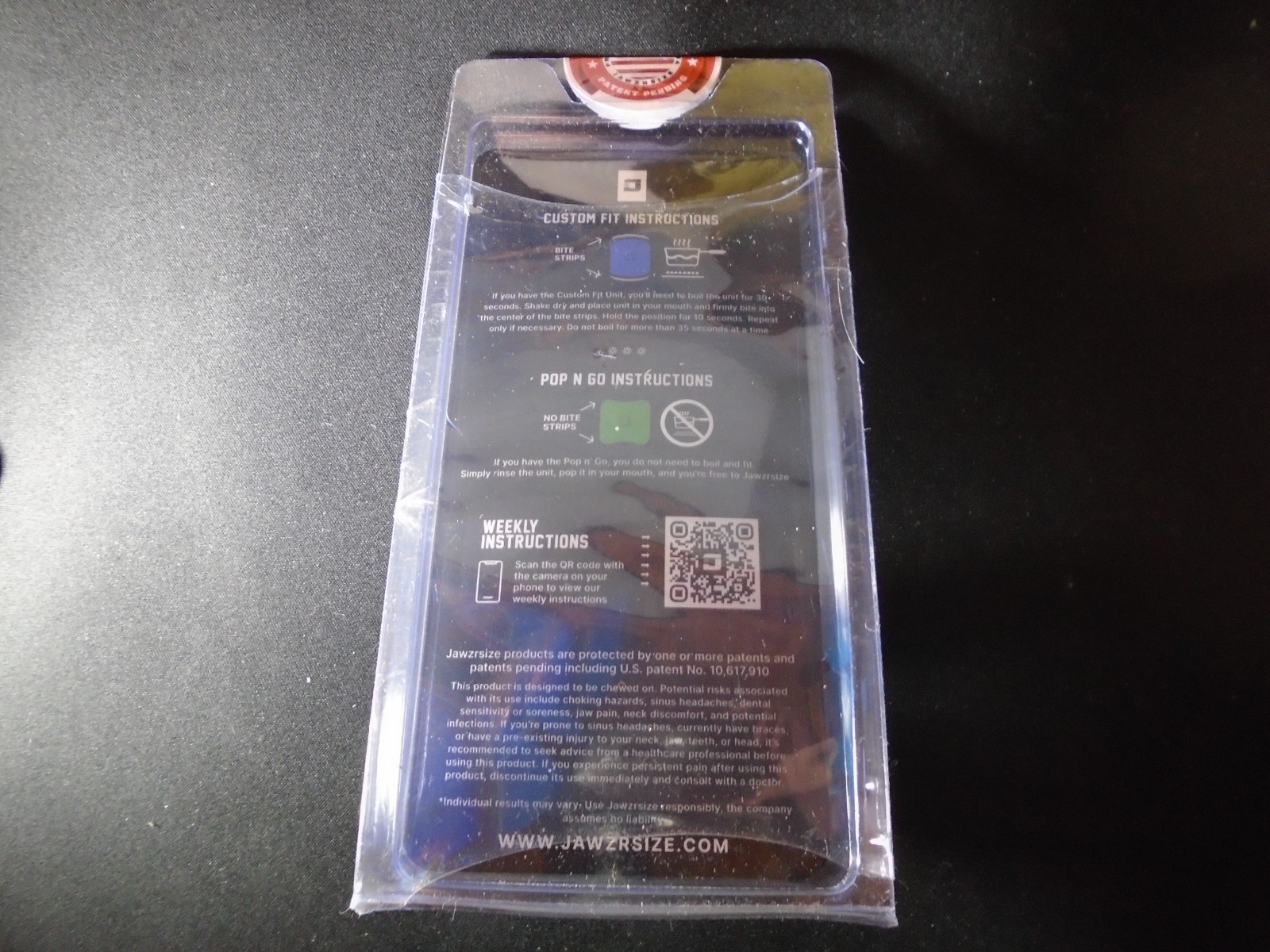 Jawzrsize - Pop N Go Jaw, Face and Neck Exerciser - Tone + Tighten + Strengthen