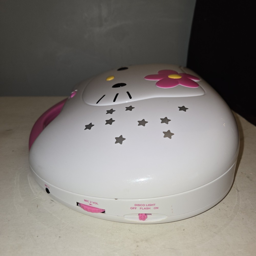 Hello Kitty KT2003B Karaoke System CD Player with 1 Microphone - Tested Working