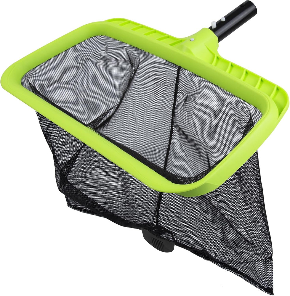 Swimming Pool Leaf Skimmer Net,Reinforced Frame Deep Rake Net