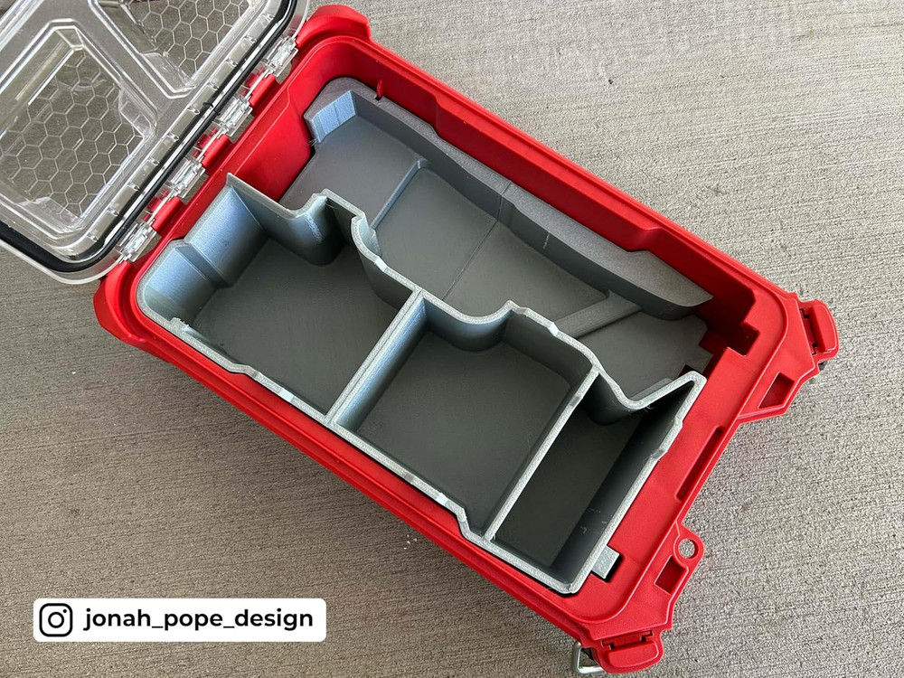 Jonah Pope Design 3D Printed Insert Designed for M18 Multi Tool and Packout Orga