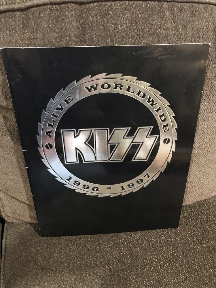 Original KISS Alive/Worldwide 1996-1997 Reunion Tourbook Program Great Condition