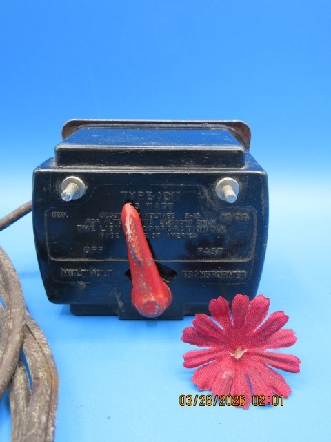 Lionel Type 1011 Multi Volt Transformer Post War Era