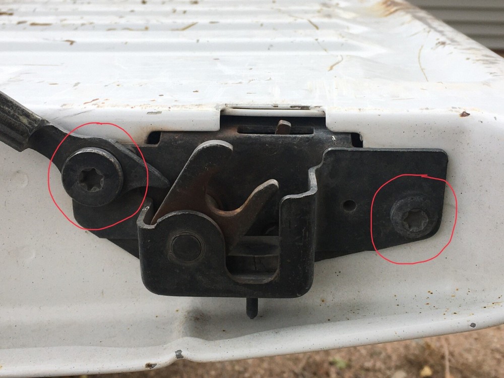 94 - 01 Dodge Tailgate Cable strap torx end Mounting Shoulder Bolt & Latch bolt