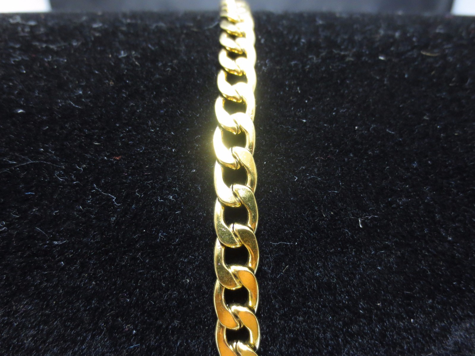 3/5/7mm GOLD PLATED STAINLESS STEEL CURB CUBAN CHAIN NECKLACE 18"-60"-GOLD