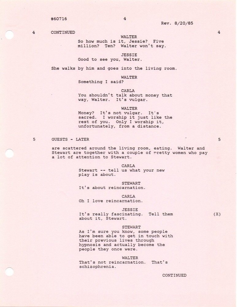 *ALFRED HITCHCOCK PRESENTS - WAKE ME WHEN I'M DEAD (1985) Revised Final Script