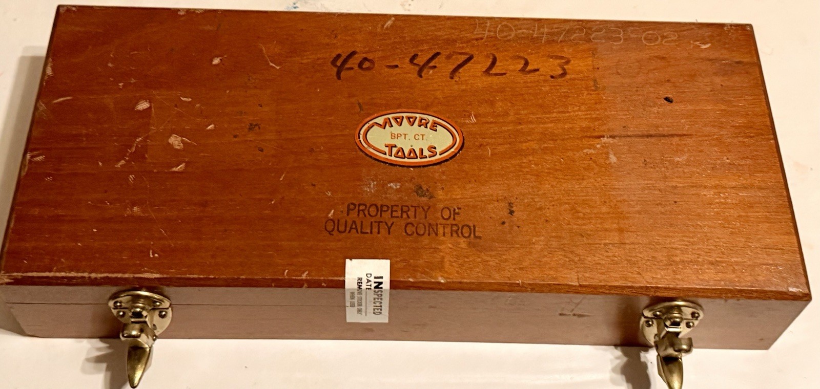 VTG Moore Special Tool Co. Taper Gauge Set 40-pc Professional Precision Tool USA