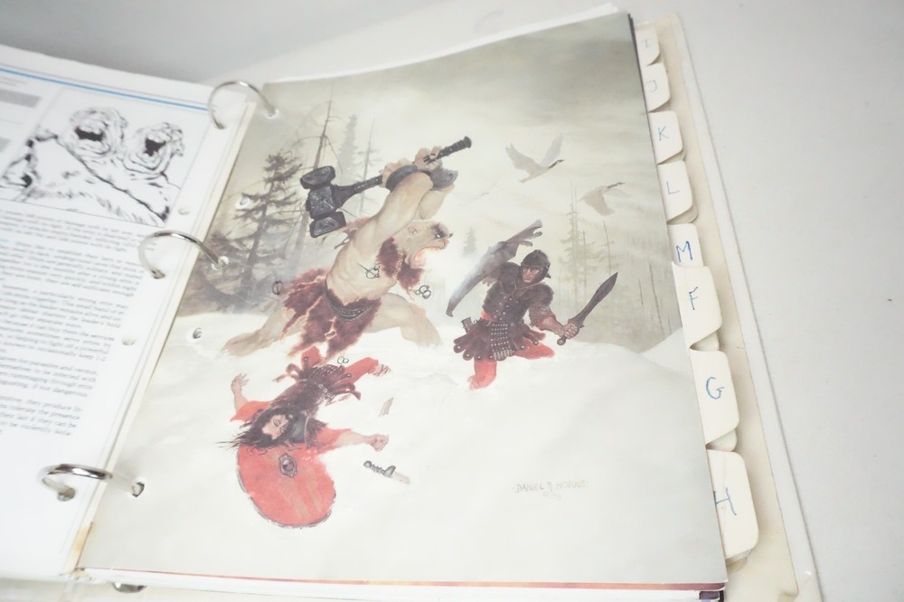 Monsters Compendium Binder AD&D Vol 1 & 2