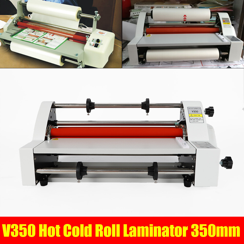 Hot Cold Roll Laminator Single & Dual Sided Digital Display Laminating Machine