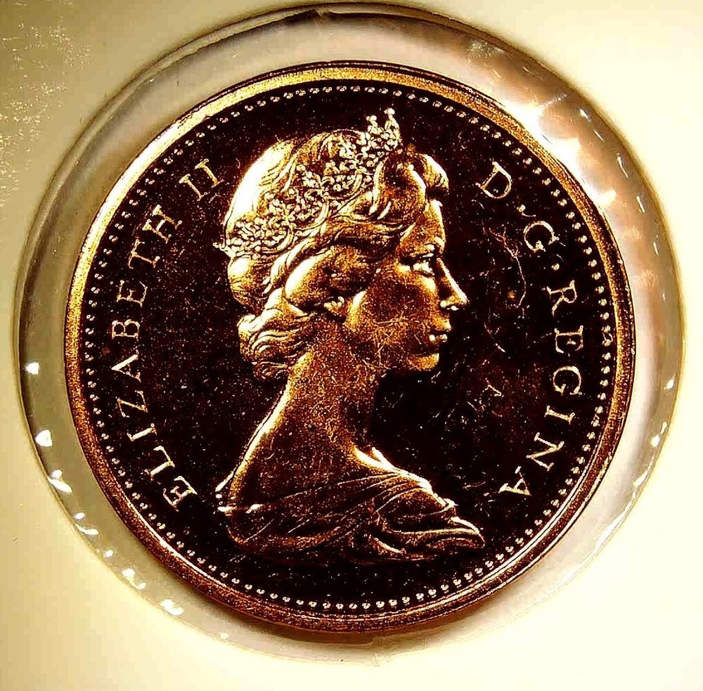 1971 Canada Cent Queen Elizabeth II