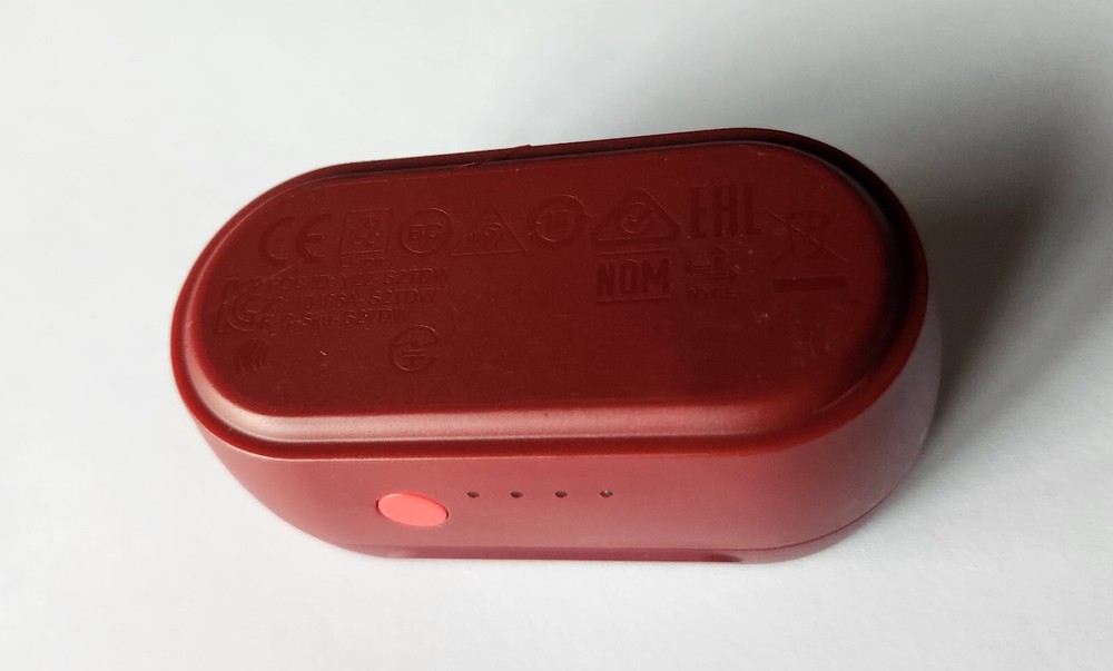 Original Red CHARGING CASE ONLY for Skullcandy Sesh S2TDW Wireless Earbuds