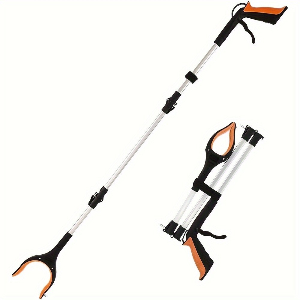 43" Extra-Long Grabber Tool with Magnet – Foldable, Multi-Angle Arm Extender