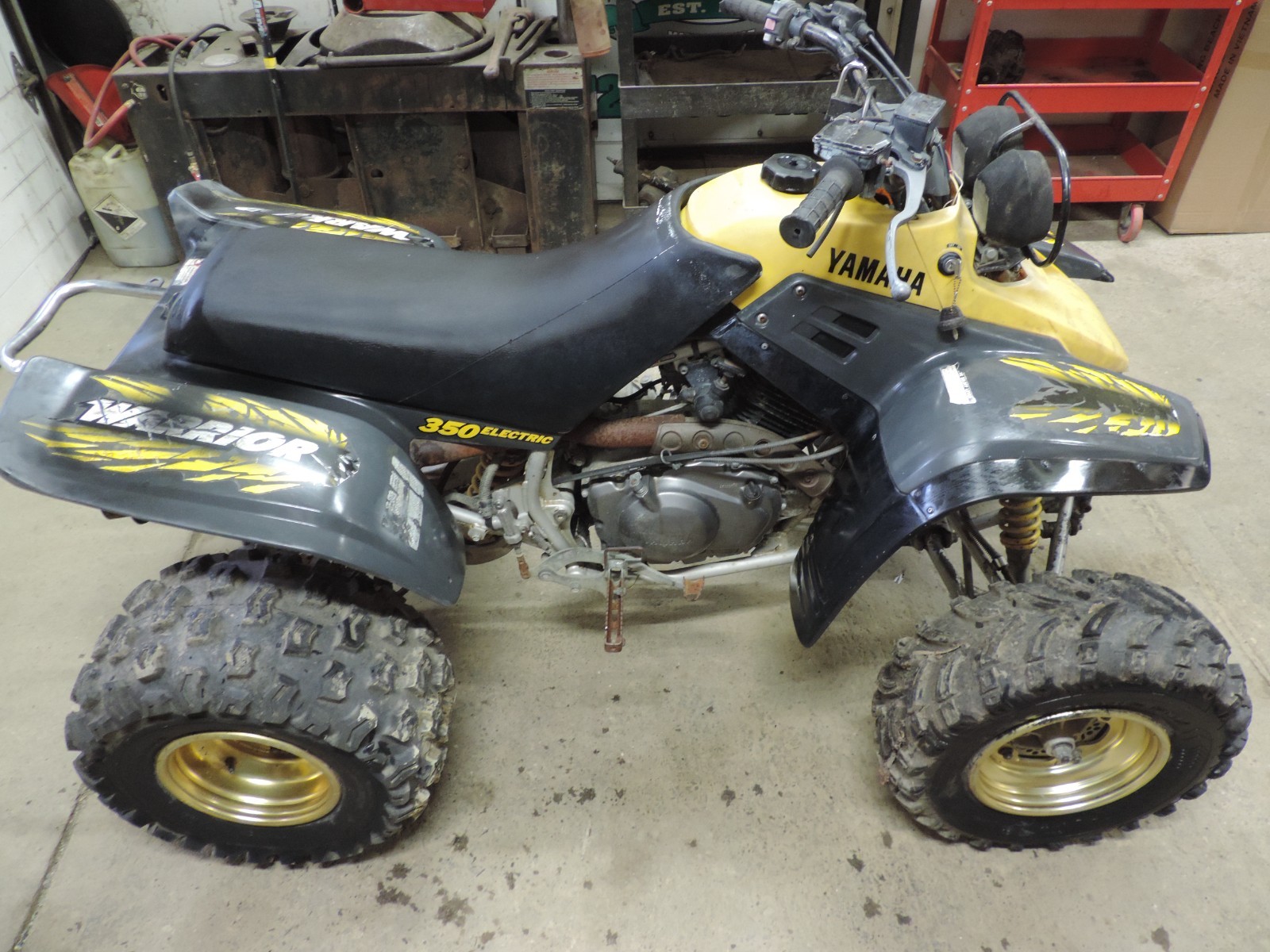 1999 Yamaha Warrior 350 YFM350X Engine Guard Skid Plate Protector