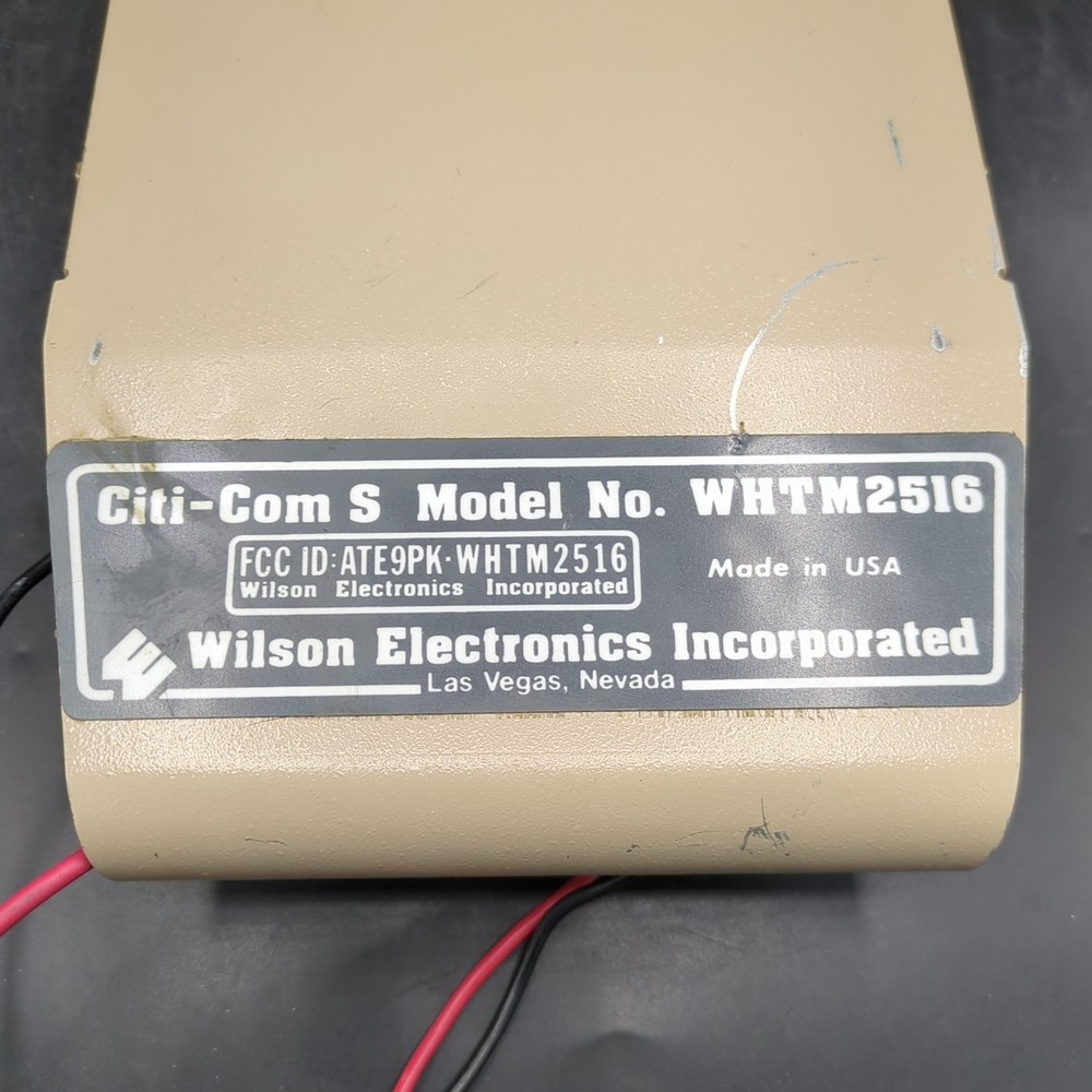 Citu-com S Model No.Whtm2516 Wilson Electronics