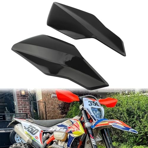 Motorcycle Handguards PP Plastic Handlebar Protector Wind Cold Hand Black