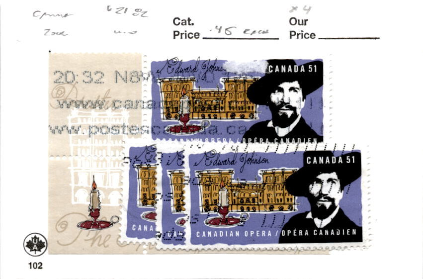 Canada, Postage Stamp, #2182 (4 Ea) Used, 2006 Opera (AB)